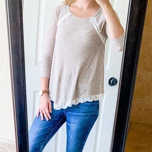 Hollister Lace Top